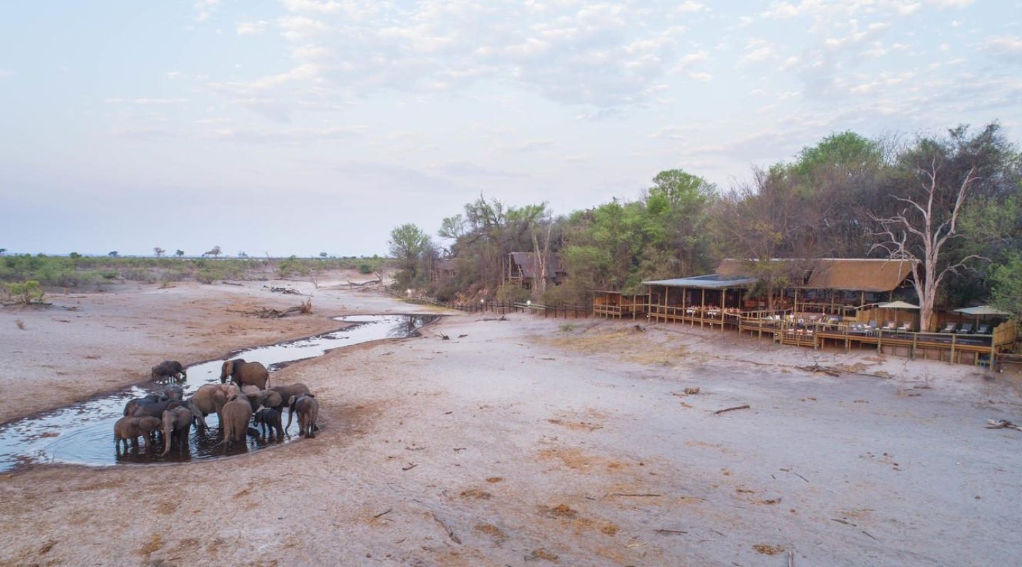Savute Lodge Botswana outside