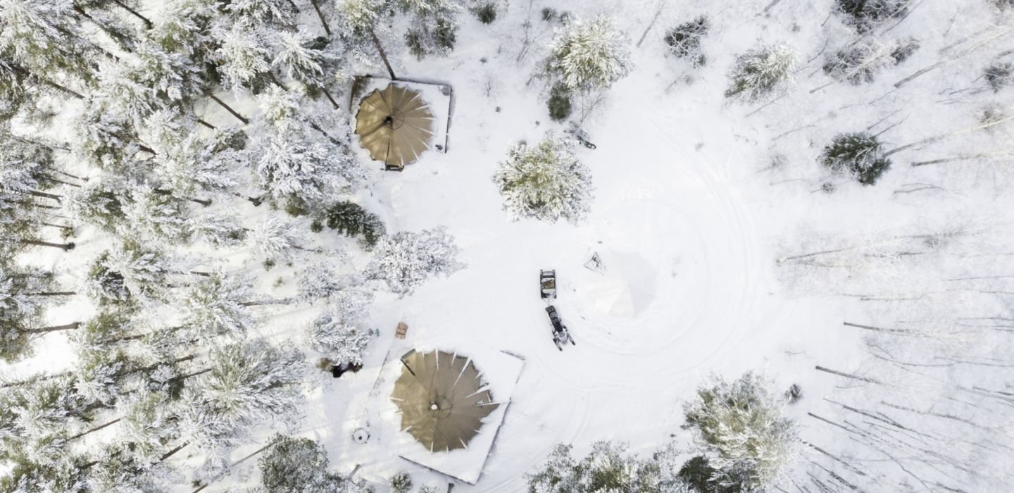 Aurora Safari Camp Lapland aerial