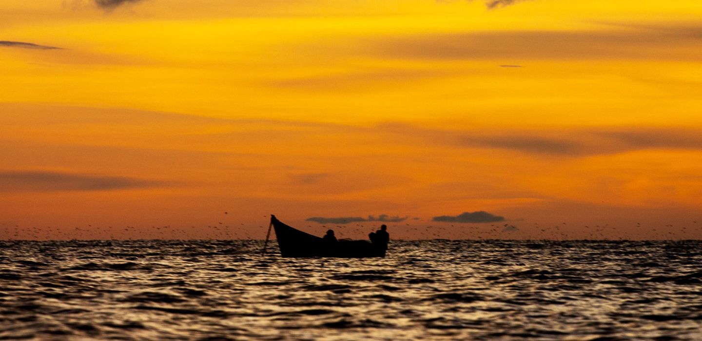 Lake victoria at sunset