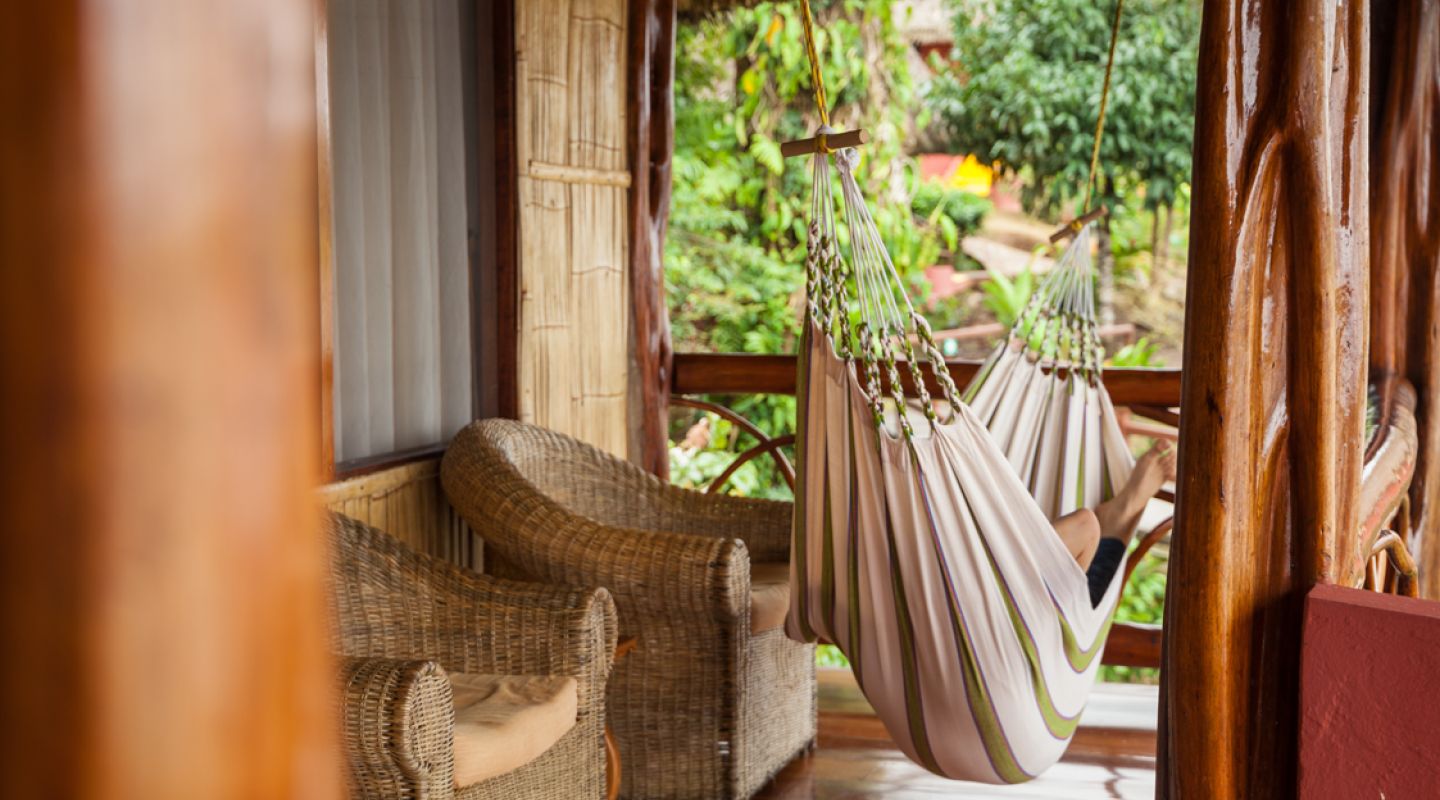 LA Ecuador The Amazon Napo Wildlife Centre Hammock