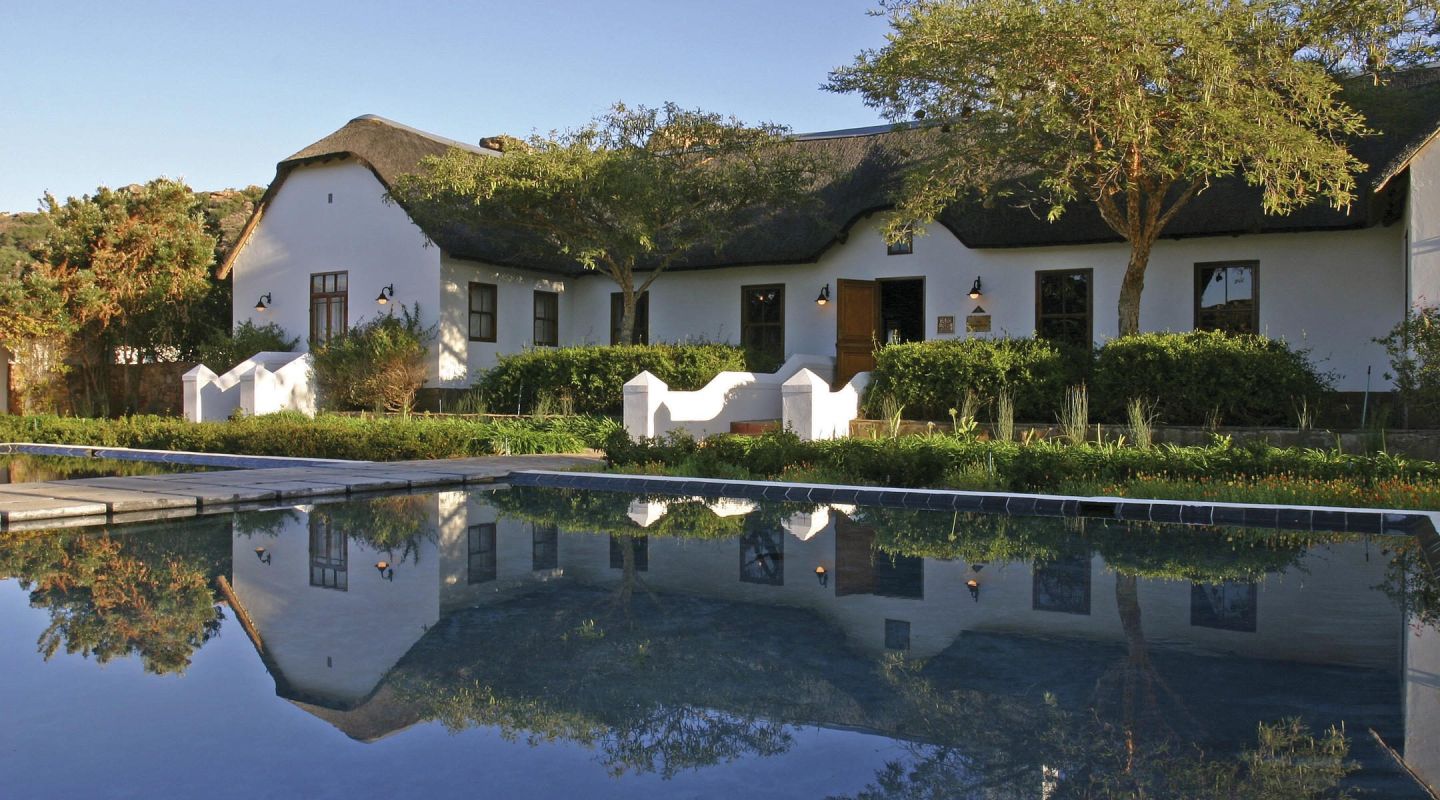 AF South Africa The Western Cape Mountains Bushmans Kloof Wilderness Reserve Homestead Exterior