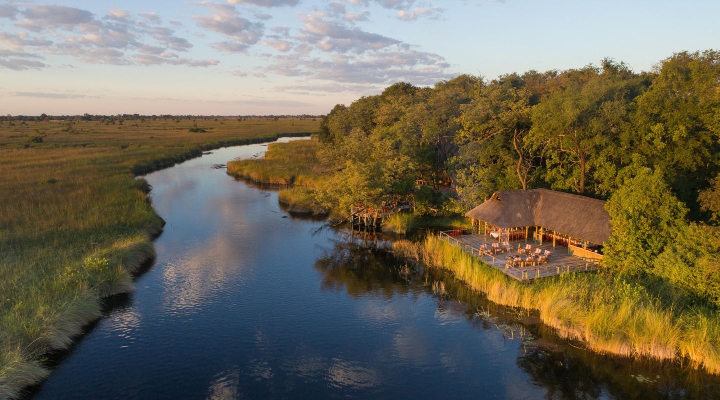 Camp Xakanaxa Aerial View