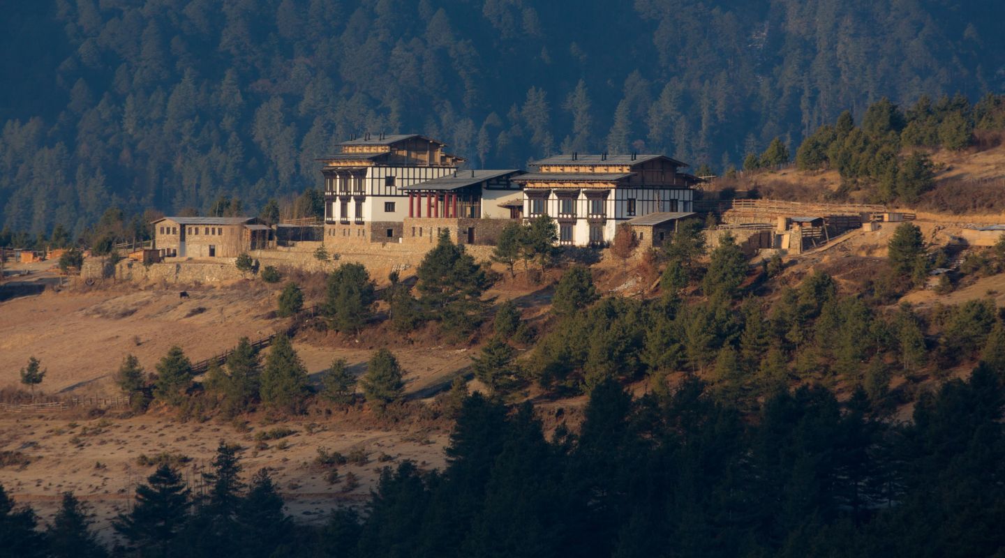 Gangtey Lodge Bhutan Exterior