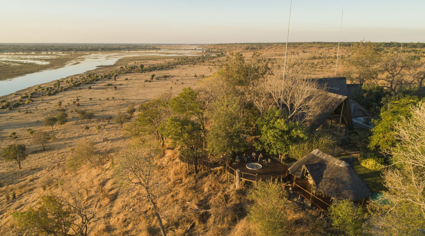 Muchenje Safari Lodge Botswana aerial