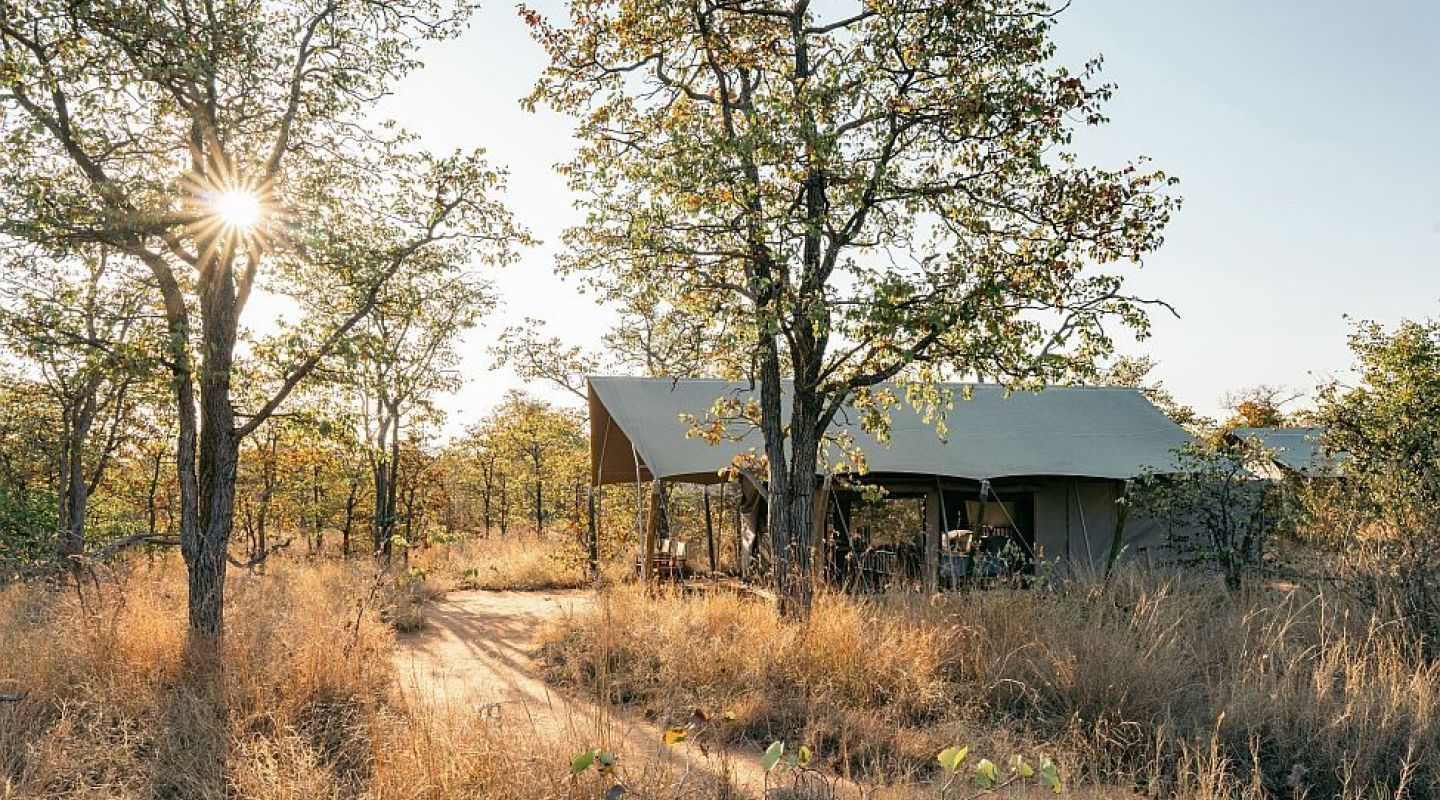 Simbavati Trails Camp tent exterior south africa