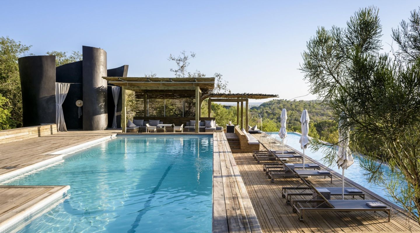 Lodge Pool at Singita Lebombo Lodge in South Africa's wilderness