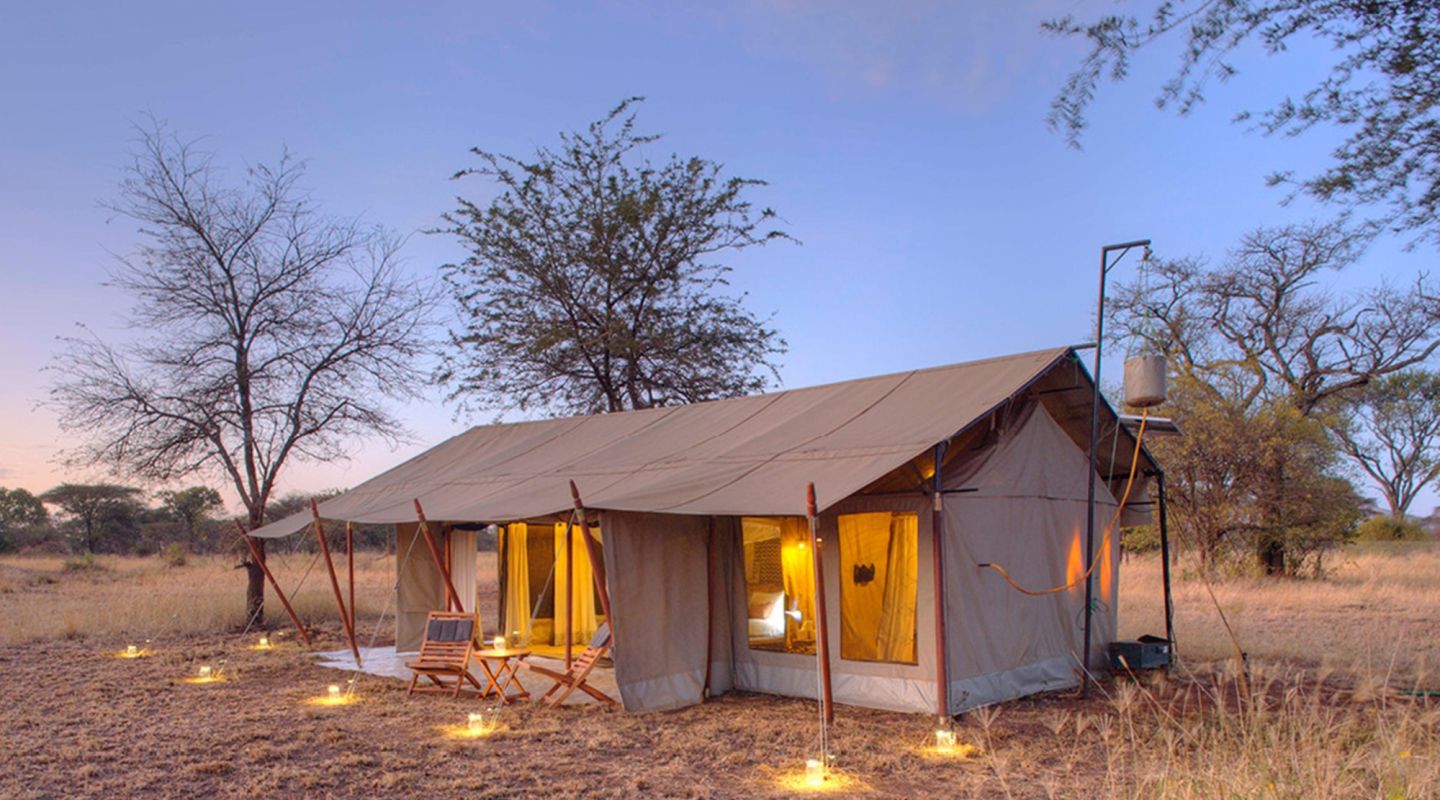 Ubuntu Camp Guest tent exterior