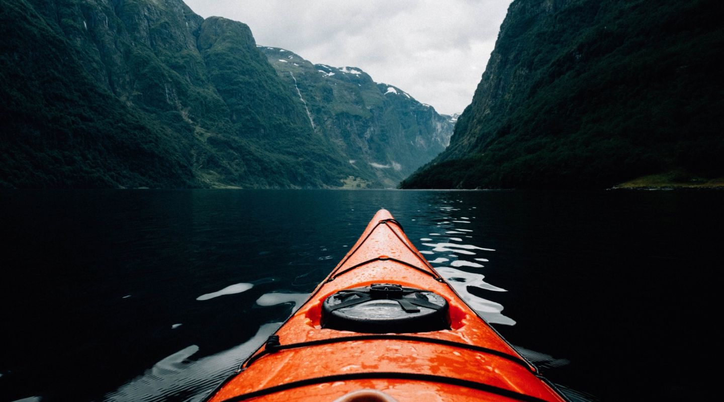 Benjamin davies kayaking norway unsplash
