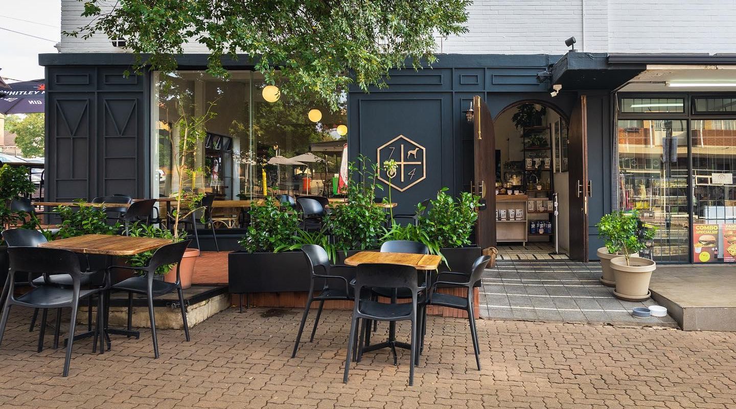 The Whippet coffee shop in Linden, a cozy spot in Johannesburg.