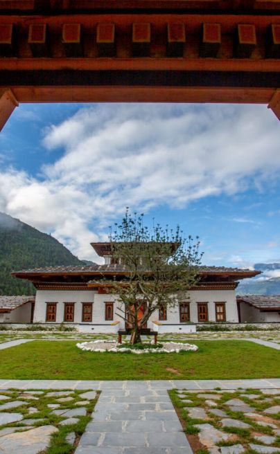 Bhutan Spirit Sanctuary Courtyard