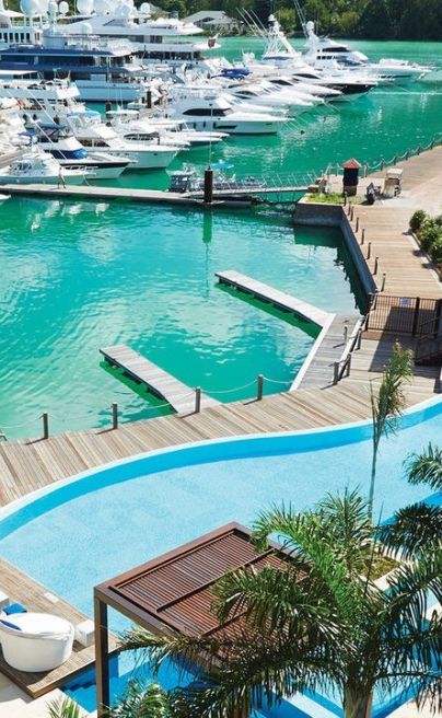 Eden Bleu Hotel Seychelles marina