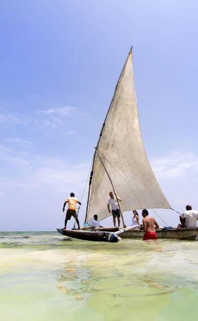 Matemwe Lodge sail