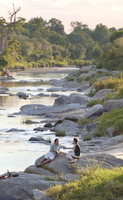 Rekero sundowners on rock
