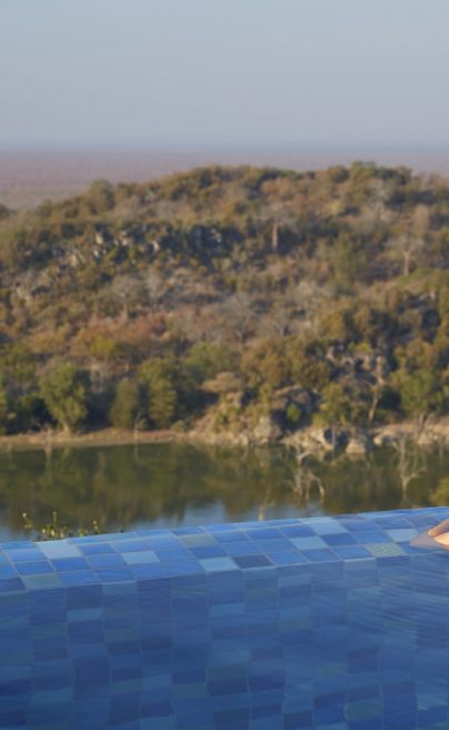 Singita Malilangwe House Pool with a view scaled
