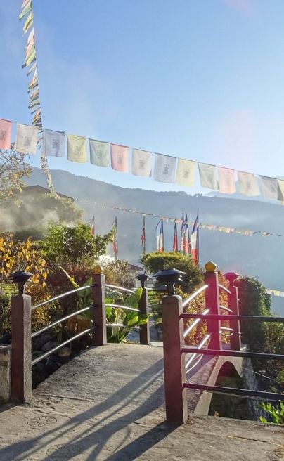 Yangkhil Resort Bhutan Prayer Flags