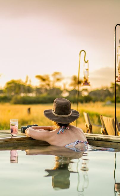 The hide pool view
