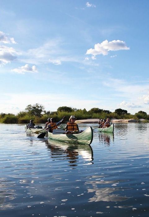 Matetsi Victoria Falls Zimbabwe canoe