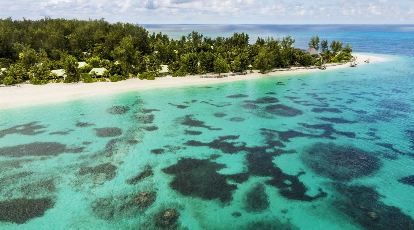 Denis Island Seychelles Aerial 4