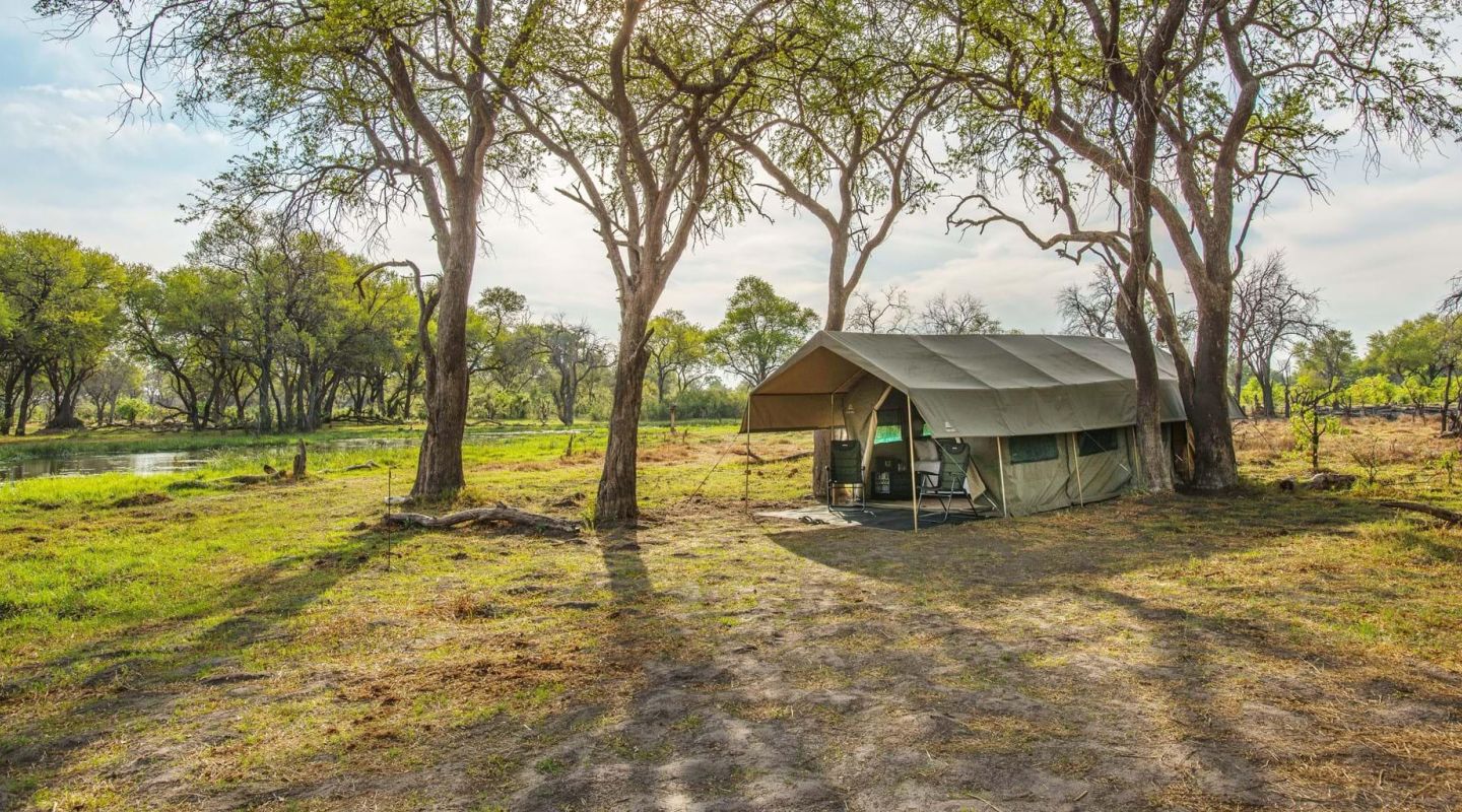 Golden Africa Safaris Botswana tent front