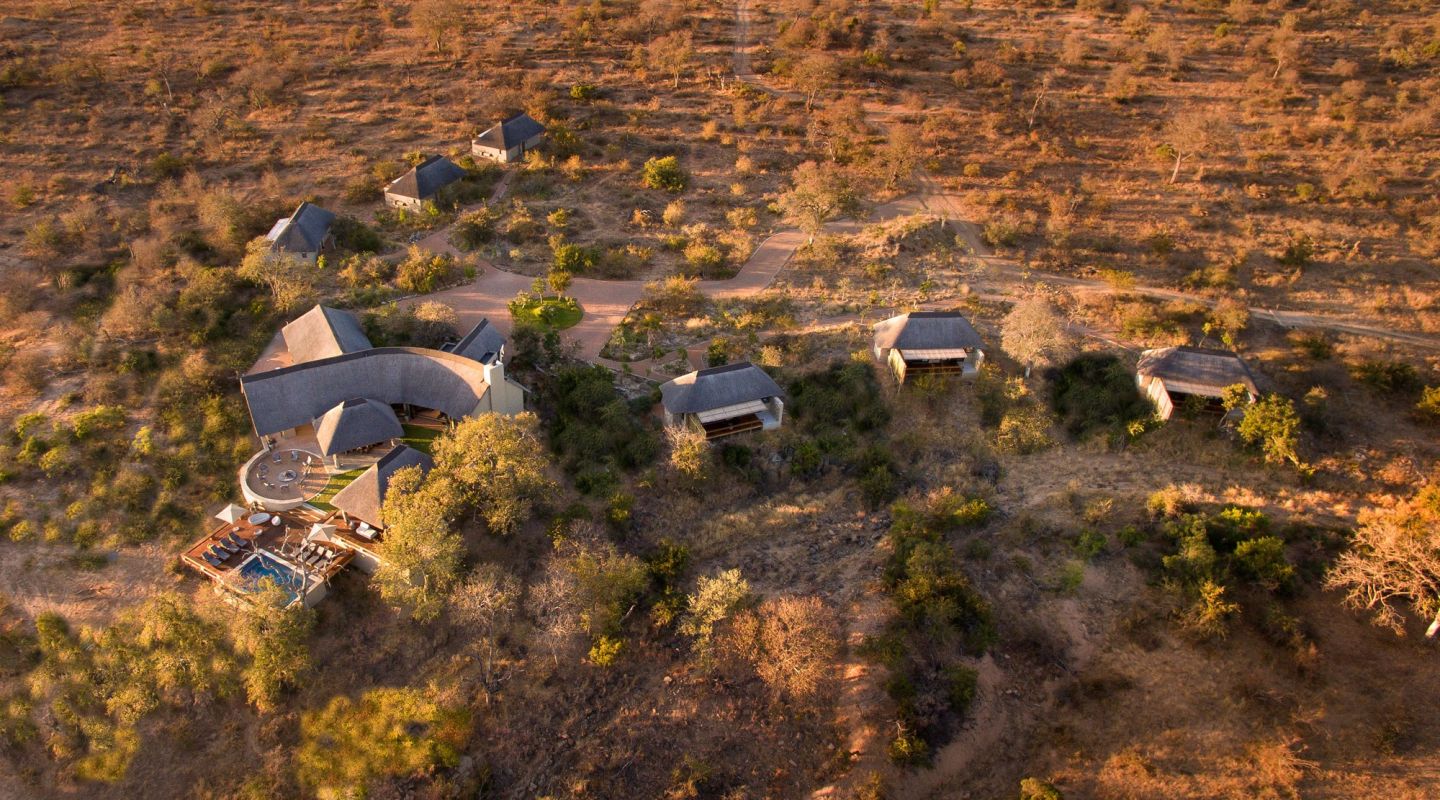 Rock Fig Safari Lodge Timbavati aerial view
