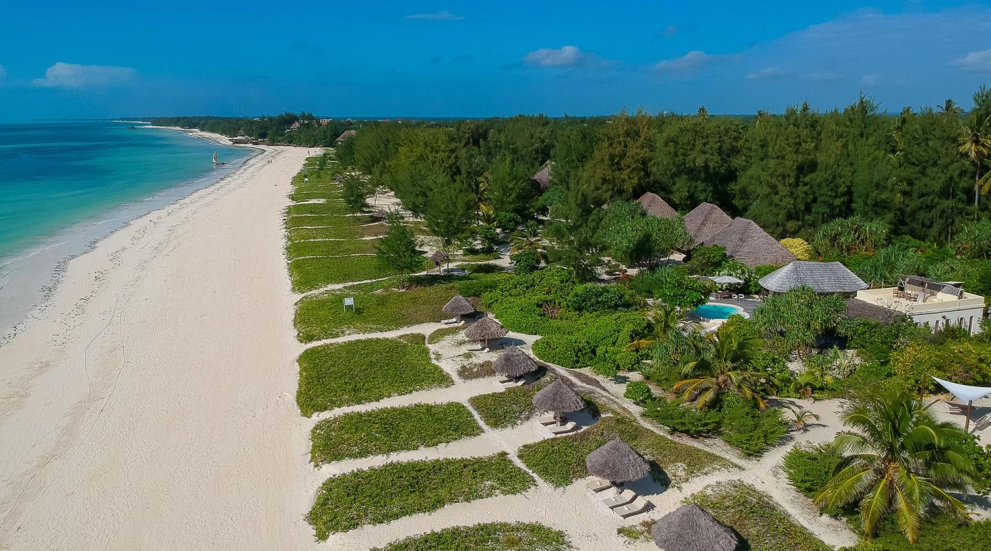 White Sand Villa Zanzibar Aerial viewjpg