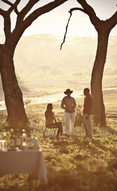 Beyond Serengeti Under Canvas TZ sundowner