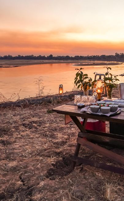 Chikunto Safari Lodge South Luangwa sundowner