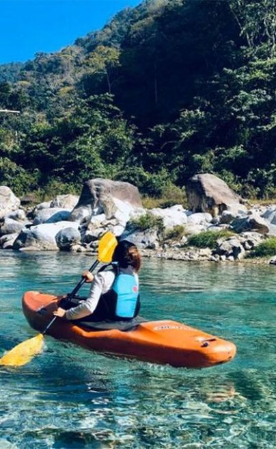 Panbang Eco Camp Bhutan river