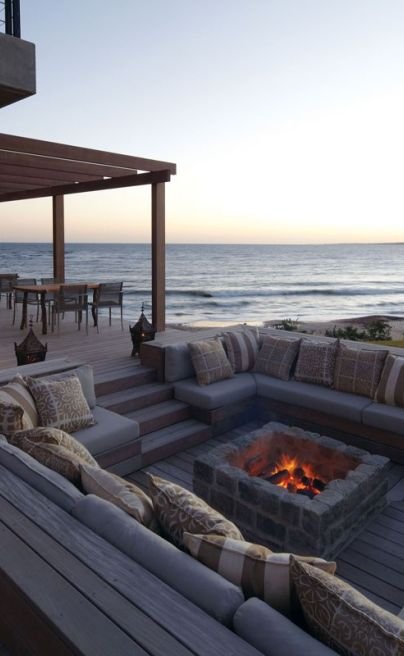 Playa Vik Uruguay fire pit